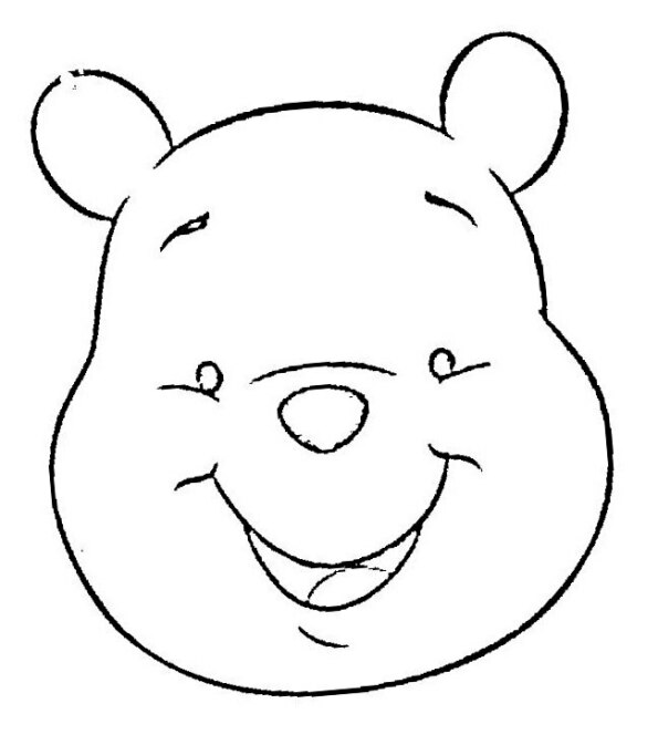 Dibujo para colorear de Winnie the Pooh 2