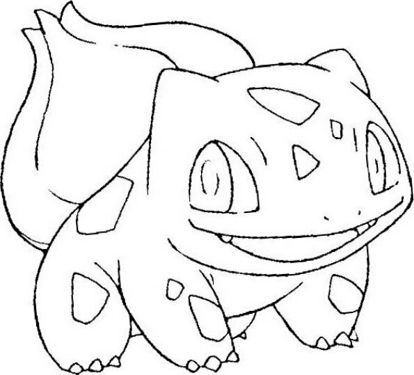 Dibujo Pokémon para colorear de bulbasaur