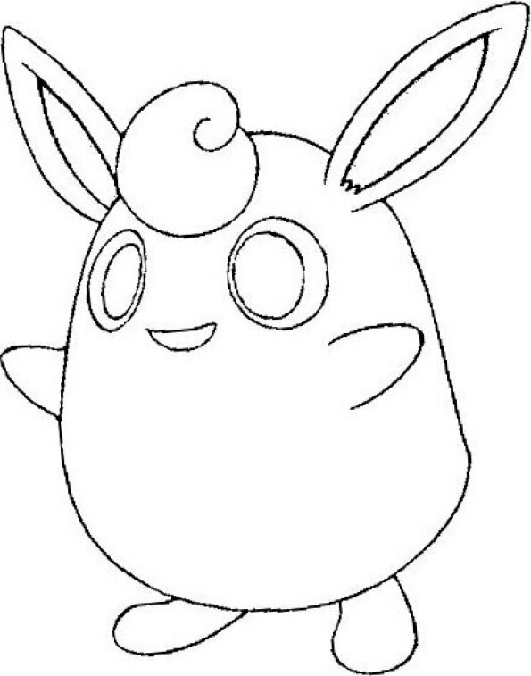 Dibujo Pokémon para colorear de Wigglytuff