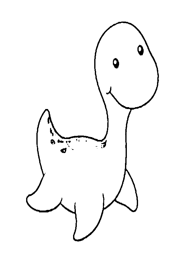 Dibujos dinosaurios kawaii mosasaurus baby