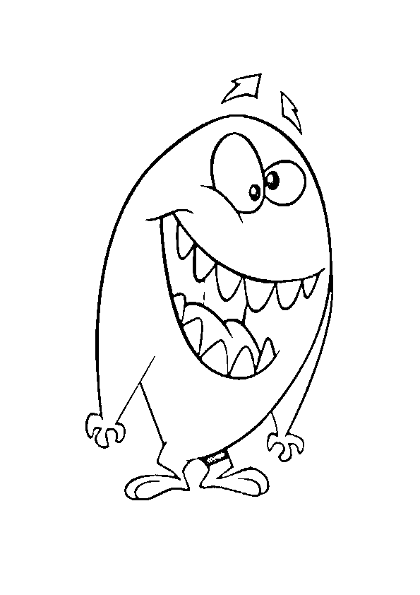 Dibujos de halloween  monstruo