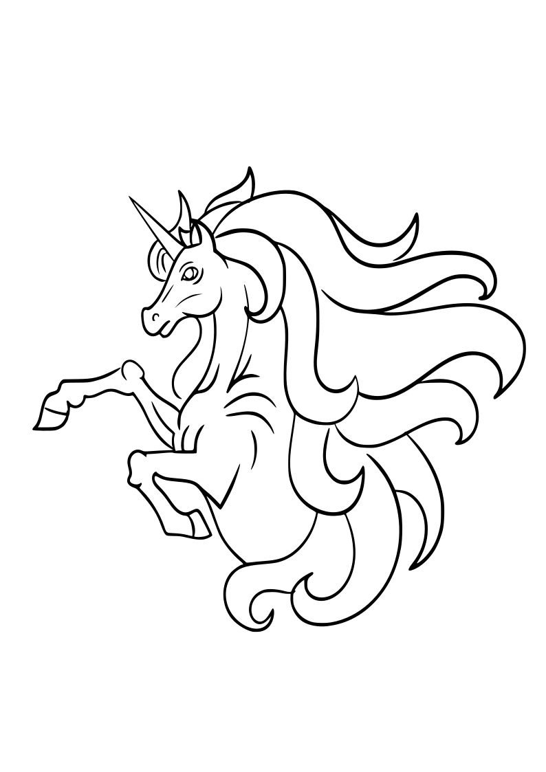 Dibujo De Unicornio Kawaii Para Imprimir Y Colorear 2020