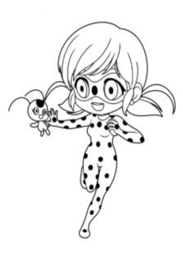 Dibujos para colorear Lady Bug  Mini