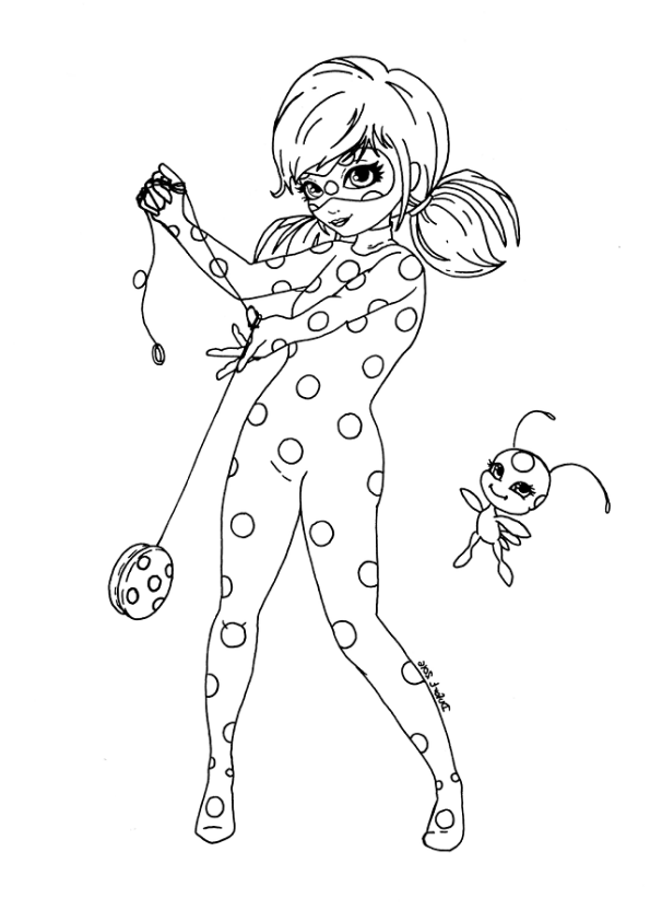 Dibujos para colorear Lady Bug