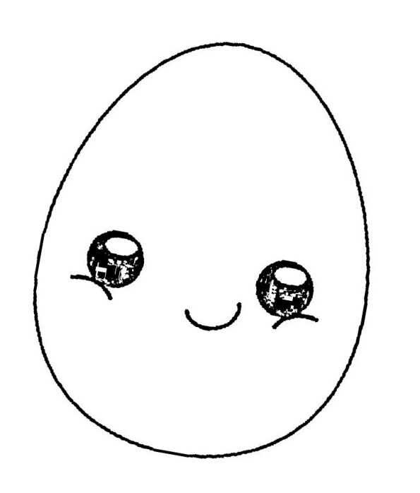 Huevo duro kawaii