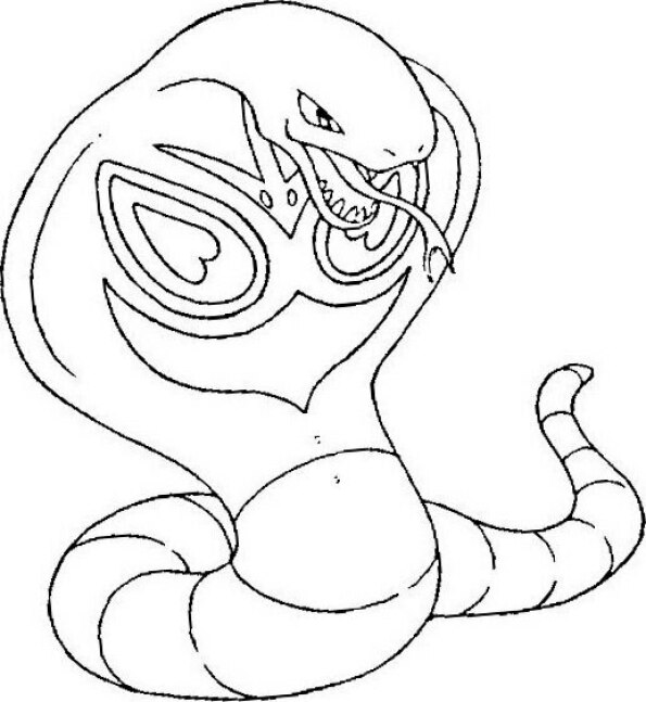 Dibujo Pokémon para colorear de Arbok