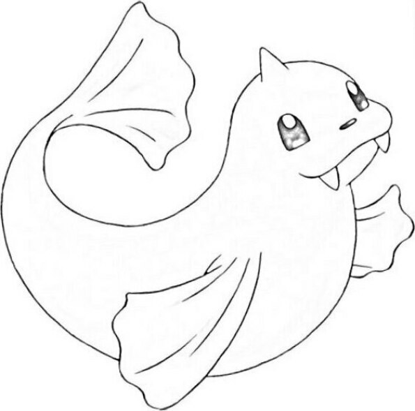 dibujo pokemon para colorear de dewgong