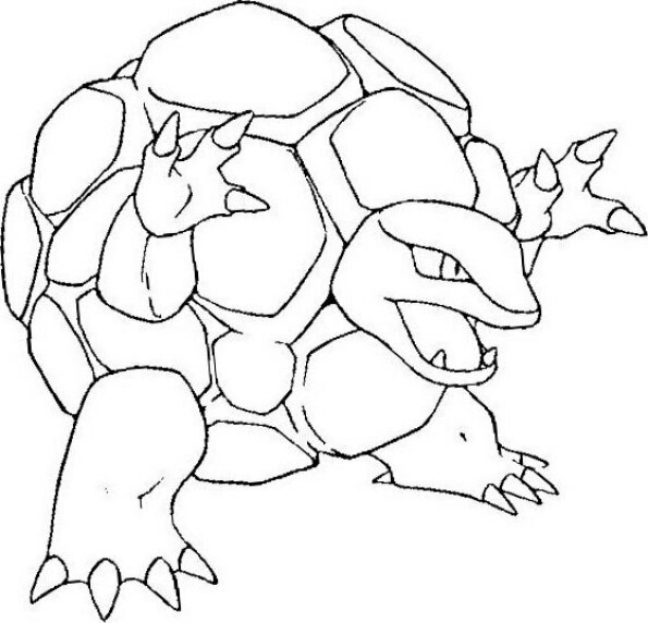 Dibujo Pokémon para colorear de Golem