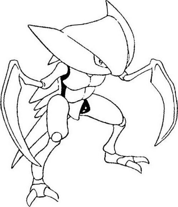 dibujo pokemon para colorear de Kabutops