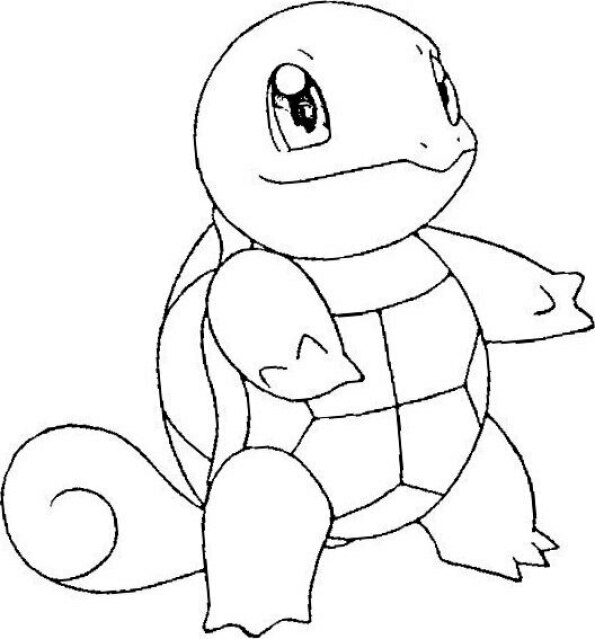 Dibujo Pokémon para colorear de Skirtle