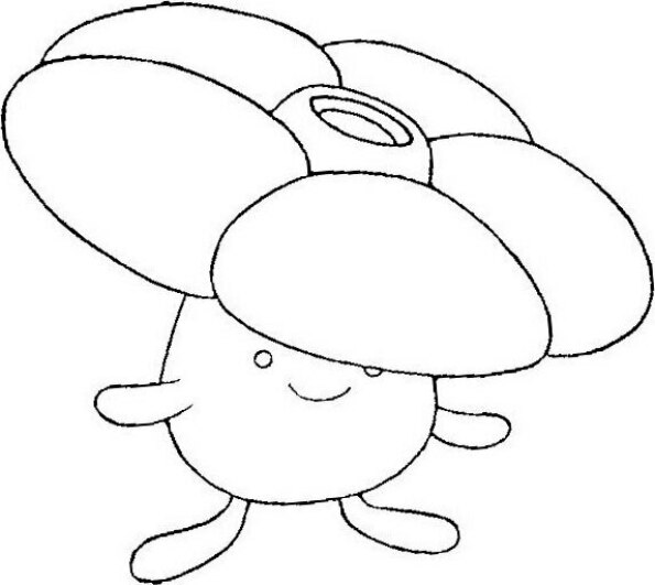 Dibujo Pokémon para colorear de Vileplume