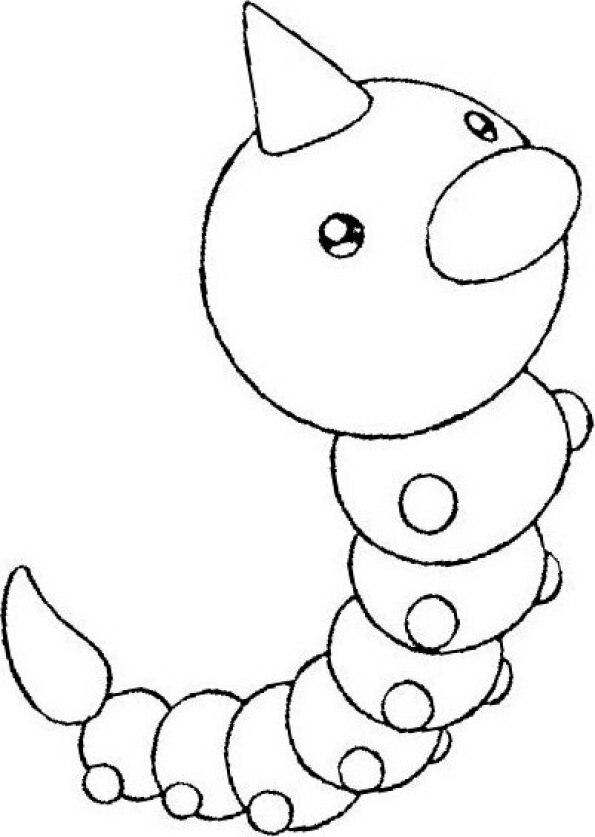 Dibujo Pokémon para colorear de Weedle