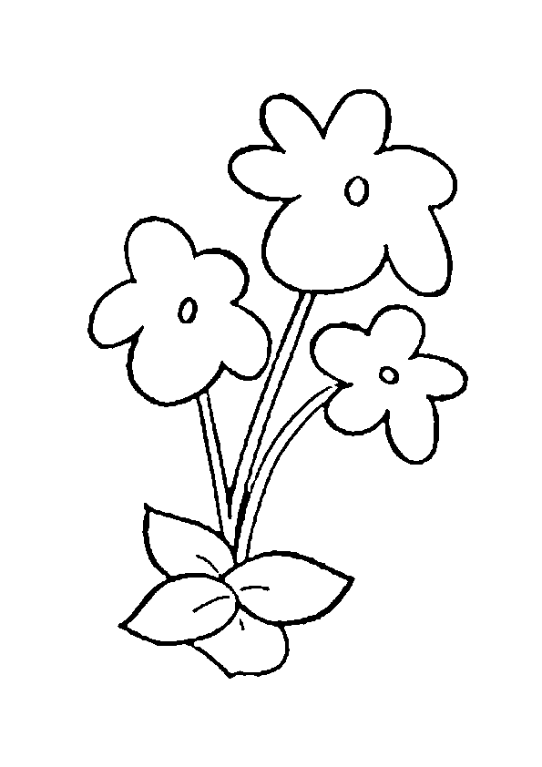 Dibujo de 3 flores