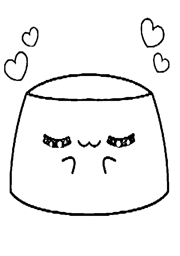 Dibujos kawaii flan