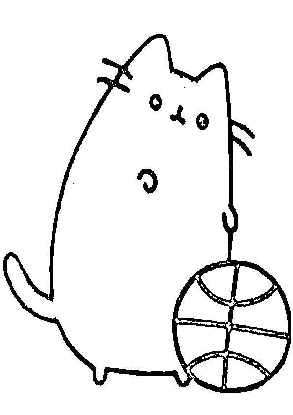 Dibujo de gatito kawaii