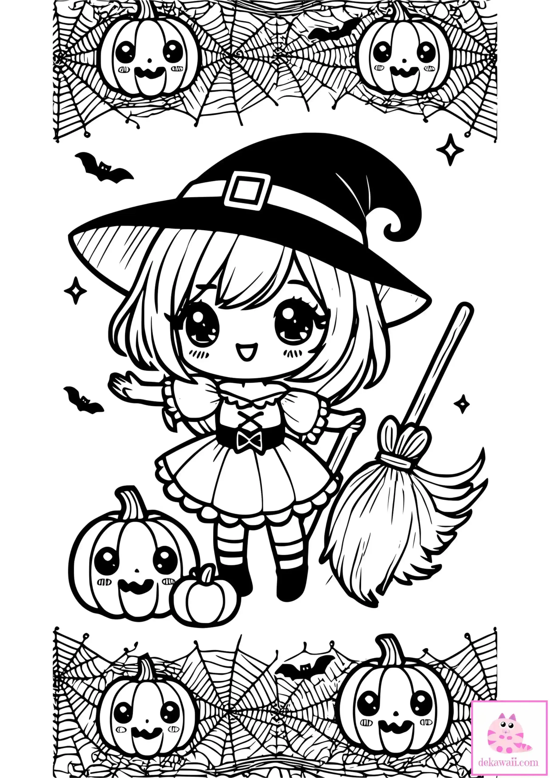 Dibujos de halloween brujita halloween