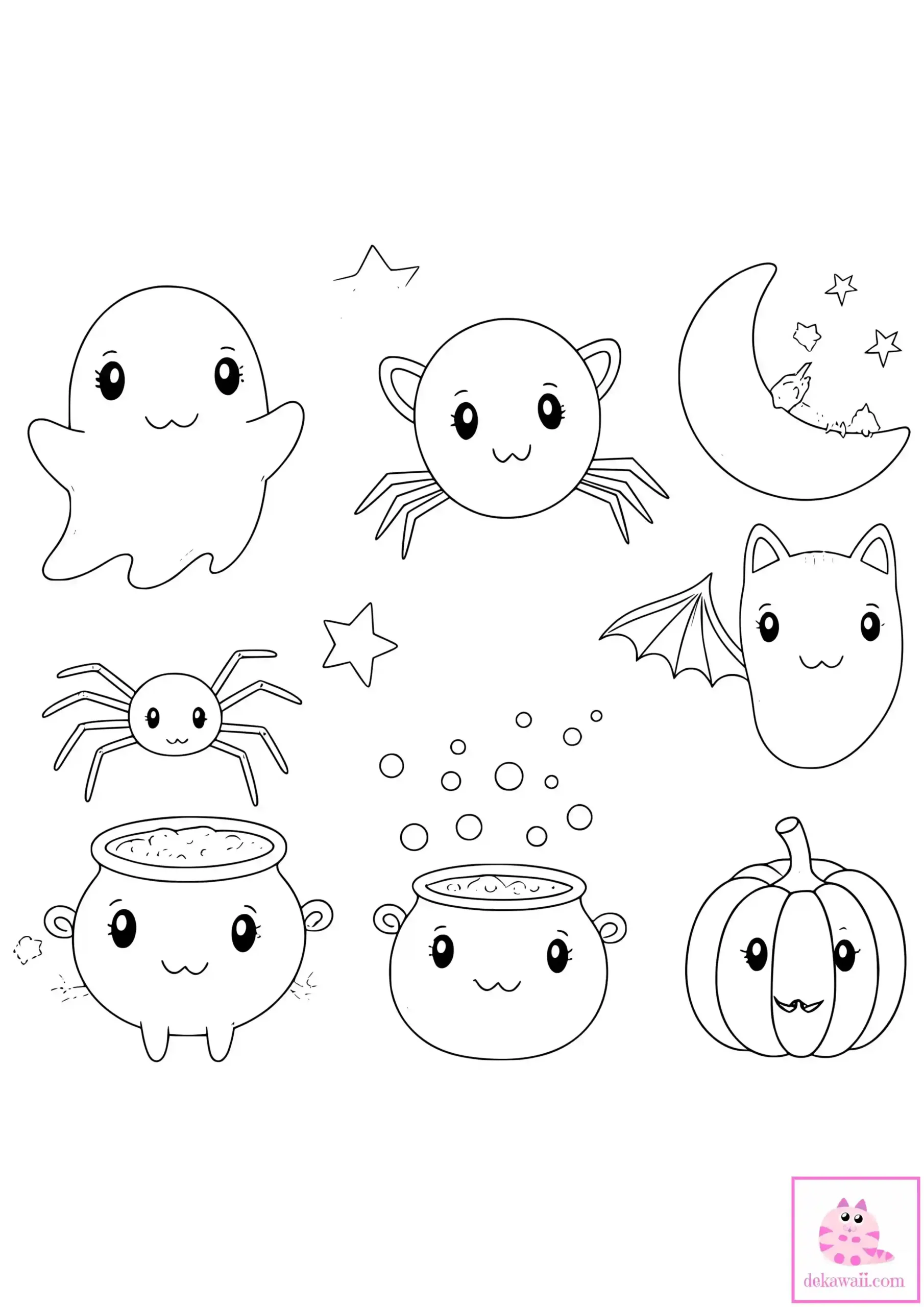 Dibujos de halloween grupo